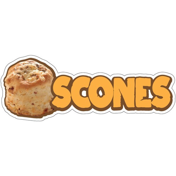 Signmission Scones Decal Concession Stand Food Truck Sticker, D-DC-16 Scones19 D-DC-16 Scones19 - main